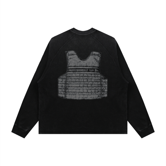V-Armour Wash Boxy  Waffle T-Shirt