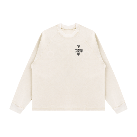 Unisex Vintage Wash Boxy  Waffle T-Shirt