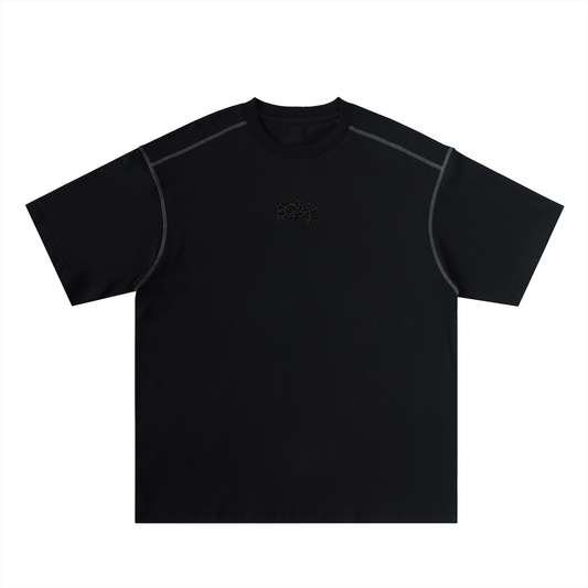 VDU Oversized Stitched Cotton Tee