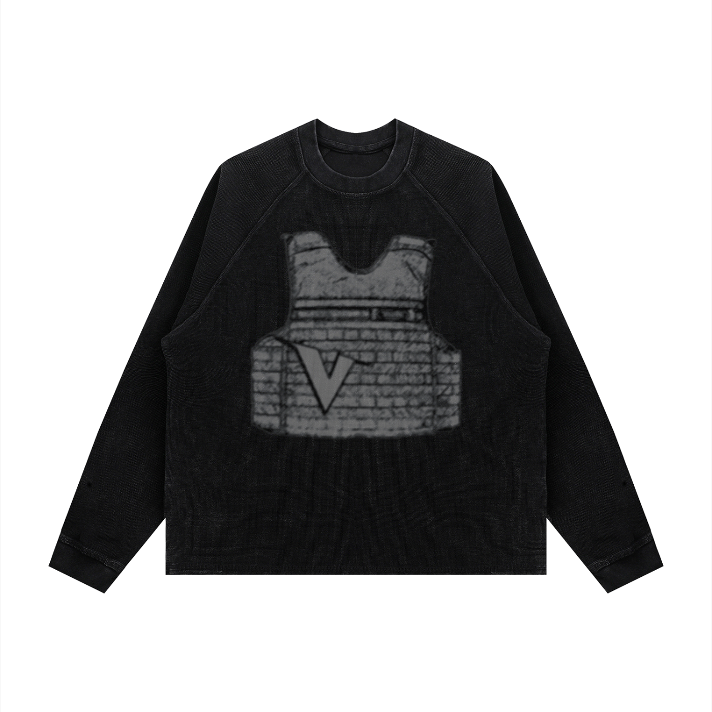 V-Armour Wash Boxy  Waffle T-Shirt