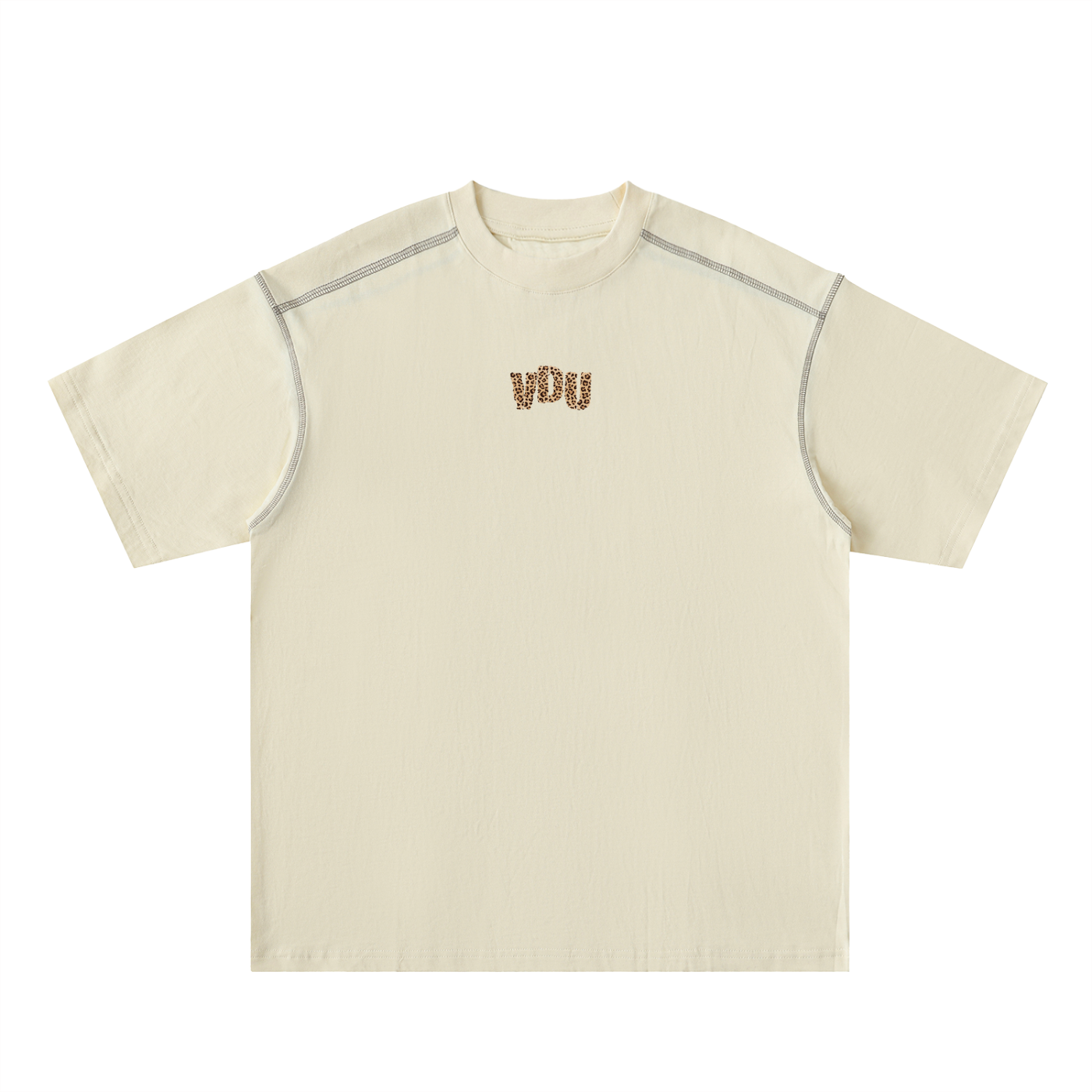 VDU Oversized Stitched Cotton Tee