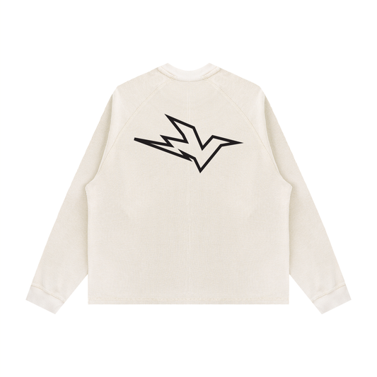 Unisex Vintage Wash Boxy  Waffle T-Shirt